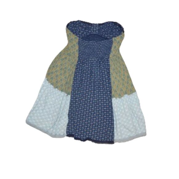 Free People Across The Sea Strapless Tunic - Indigo Sleeveless Boho Small - Picture 5 of 15